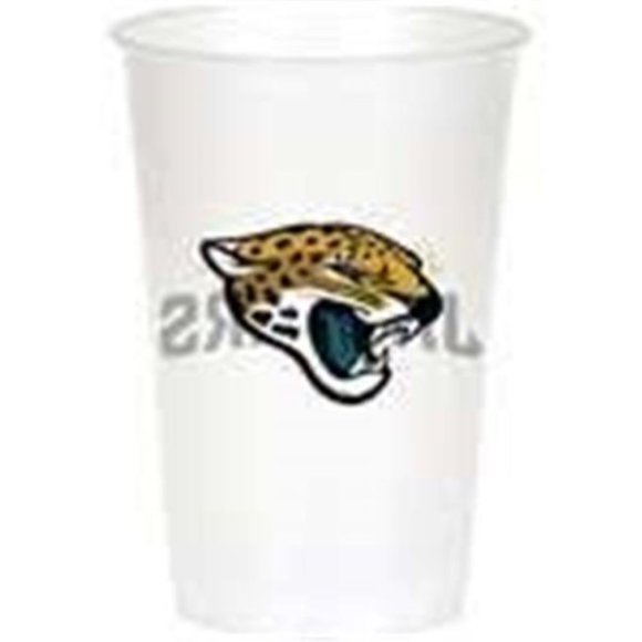 Creative Converting 019515 Jacksonville Jaguars 20 Oz. Plastic Cup (6 pack) NEW - Picture 1 of 5
